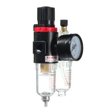 G1/4" In line Air Compressor Filter Regulator Gauge Trap Oil Water Regulator