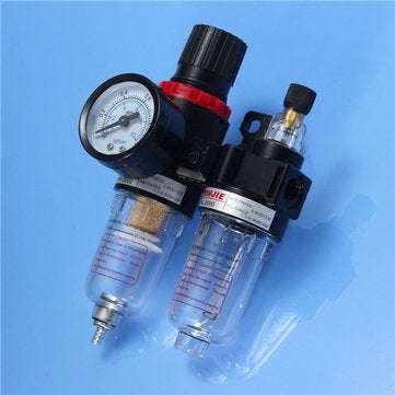 G1/4" In line Air Compressor Filter Regulator Gauge Trap Oil Water Regulator