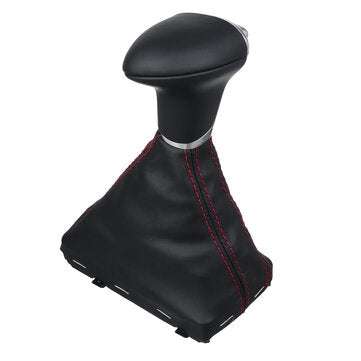 Gear Shift Knob Gaiter Boot Cover PU Leather For Audi A3 A4 A5 A6 Q7 8KD71313B Left-Hand Drive