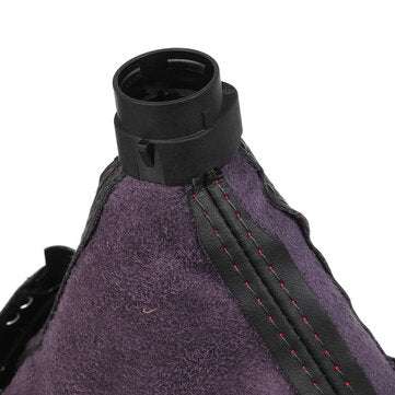 Gear Shift Knob Gaiter Boot Cover PU Leather For Audi A3 A4 A5 A6 Q7 8KD71313B Left-Hand Drive
