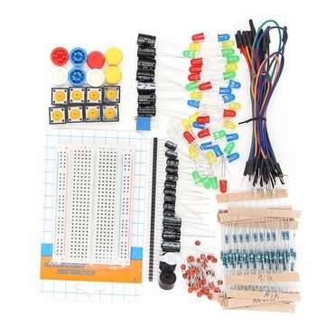 Geekcreit Components Starter Kits Resistor / LED / Capacitor / Jumper Wire / Breadboard For Geekcrei