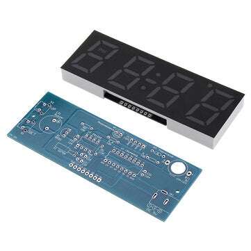 Geekcreit Colorful Digital Clock Electronic Production Kit DIY Parts Component Kit Electronic Watc