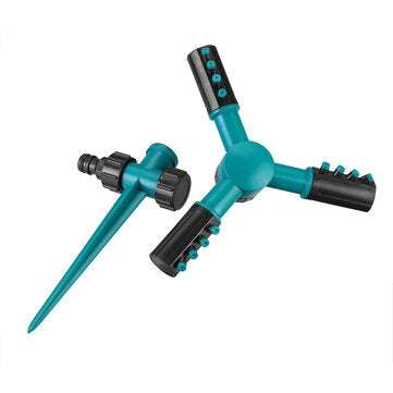 Garden Sprinkler 360 Rotating Adjustable 3 Arms Lawn Gardening Watering System