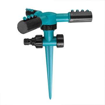 Garden Sprinkler 360 Rotating Adjustable 3 Arms Lawn Gardening Watering System