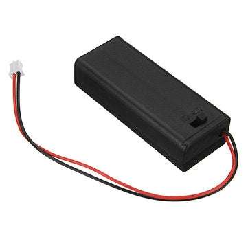 KittenBot 6.5*2.8cm 2 Section Battery Holder For AAA 7 Batteries With Switch & PH2.0 Terminal Line