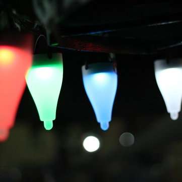 Garden Solar Power Colorful Changing LED Light Courtyard Lawn Path Stake Decoration Lamp