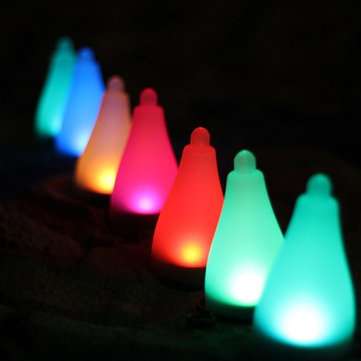 Garden Solar Power Colorful Changing LED Light Courtyard Lawn Path Stake Decoration Lamp