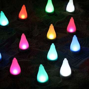 Garden Solar Power Colorful Changing LED Light Courtyard Lawn Path Stake Decoration Lamp