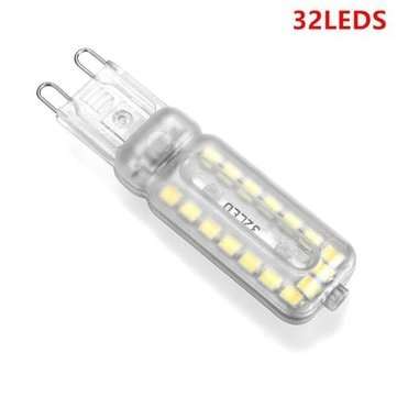 G9 7W SMD2835 Spotlight LED Light Bulb for Crystal Ch... (COLOR.: PUREWHITE | TYPE: TRANSPARENTCASE)