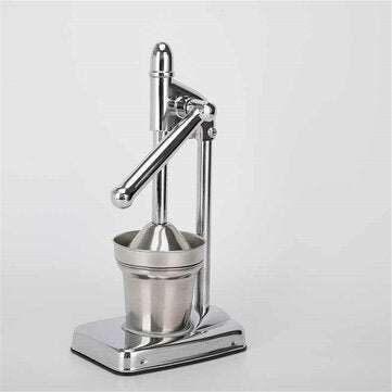 Hand Press Orange Fruit Citrus Juicer Extractor Lemon Squeezer Kitchen Tool (COLOR.: SILVER)