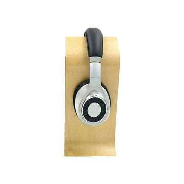 Omega Shape Wood Headphone Holder Earphone Stand Hanger Bracket Desk Display Shelf... (COLOR.: WOOD)