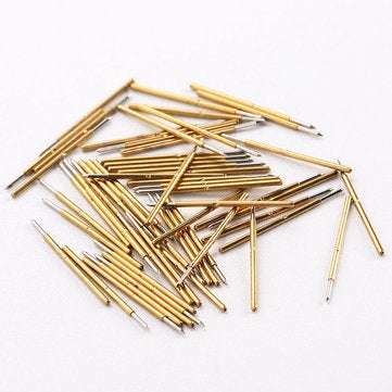 P50-B Nickel Plated Test Probe Length 16.35mm Electronic Spring Detection Needle 100 Pcs / Package P