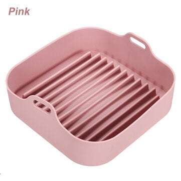 Multifunctional Silicone Baking Tray High Temperature Resistant Non-stick Bread Fri... (COLOR: PINK)
