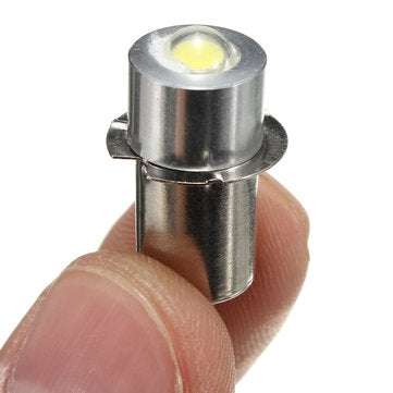 P13.5S PR2 1W LED Flashlight Bulb Torch Work Light Lamp 6000K White 100LM DC3V