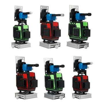 Laser Level With Green Light Digital Rotary Self Level... (PLUG: USPLUG | TYPE: 16LINE | COLOR: RED)