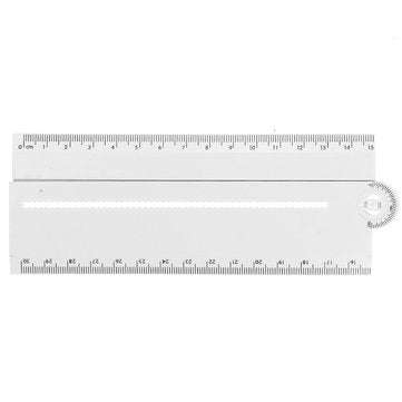 Multifunctional Angle Gauge Adjustable DIY Angle Ruler Protractor Math Geometry Drawing Ruler