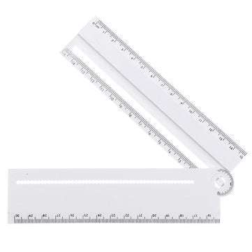 Multifunctional Angle Gauge Adjustable DIY Angle Ruler Protractor Math Geometry Drawing Ruler