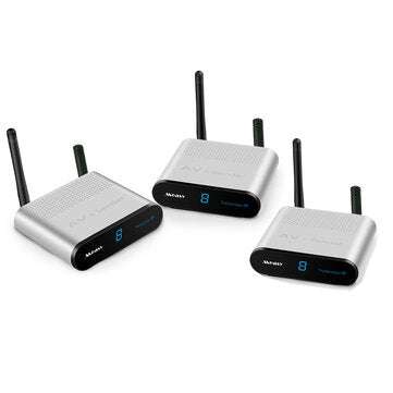 Measy AV230-2 2.4G Wireless 300M AV Audio Video 1 Transmitter 2 Receiver (ADAPTOR: EU)