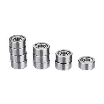 Machifit 10pcs MR83ZZ MR93ZZ Bearings I.D 3mm Double Shielded Miniature Deep Groove B... (SIZE: 8MM)