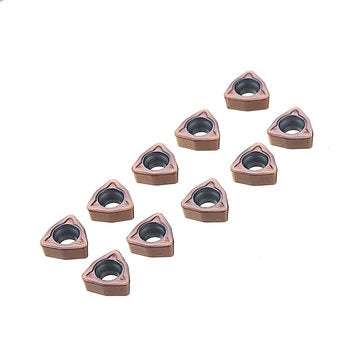 Machifit 10pcs WCMX030208 Carbide Insert Drill Blade WCMX Milling Inserts for U-drill