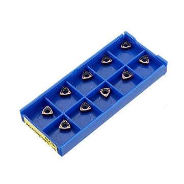 Machifit 10pcs WCMX030208 Carbide Insert Drill Blade WCMX Milling Inserts for U-drill