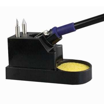 KSGER Soldering Iron Stand Holder Iron Tip Clean Ball Electric Iron Rosewood Soldering Iron