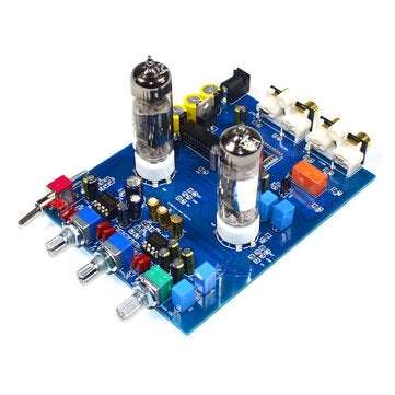 QCC3008 DC12V 2A Home Audio Tube Amplifier Fever HIFI Preamp 6J5 Bile Preamp Bluetooth 4.2 5.0 Tone