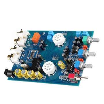 QCC3008 DC12V 2A Home Audio Tube Amplifier Fever HIFI Preamp 6J5 Bile Preamp Bluetooth 4.2 5.0 Tone