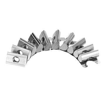 Machifit 10pcs 4040 M6 Shrapnel Nut Block Elastic Nut EU Standard for 4040 Aluminum Profile