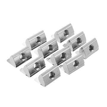 Machifit 10pcs 4040 M6 Shrapnel Nut Block Elastic Nut EU Standard for 4040 Aluminum Profile