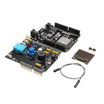Multifunction Expansion Board DHT11 LM35 Temperature Humidity UNO ESP32 Rev1 WiFi D1 R32 0.96 Inch O