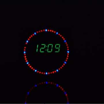 Geekcreit Upgrade DIY EC1515B DS1302 Light Co... (DESIGN: GREENDIGITALTUBERED&BLUELEDWITHOUTHOUSING)