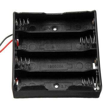 Plastic Battery Storage Case Box Holder For 4 x 18650 Battery