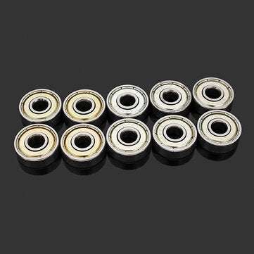 Machifit 10pcs 626ZZ 6x19x6mm Steel Sealed Shielded Deep Groove Ball Bearing