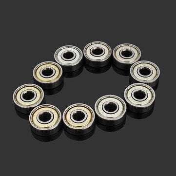Machifit 10pcs 626ZZ 6x19x6mm Steel Sealed Shielded Deep Groove Ball Bearing