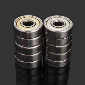 Machifit 10pcs 626ZZ 6x19x6mm Steel Sealed Shielded Deep Groove Ball Bearing