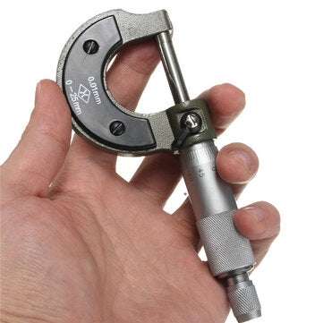 Outside External Metric Gauge Micrometer Machinist Measuring 0-25mm
