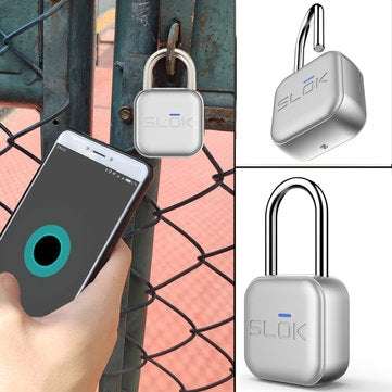 Mini Smart bluetooth Padlock Security IOS Android APP Intelligent Cabinet Drawer Bicycle Lock