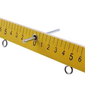 KEPU J21030 50cm Wooden Lever Ruler Straight Ruler Physical Mechanics Experimental Equipment Balance