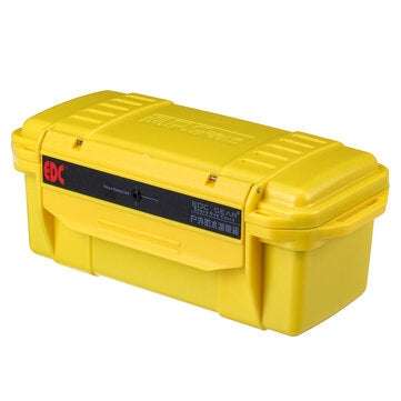 Outdoor Sponge Storage Carry Box Container Shockproof 100% Waterproof Plastic Ca... (COLOR.: YELLOW)