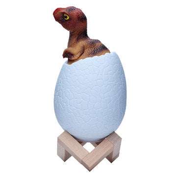 KL-02 Decorative 3D Oviraptor Dinosaur Egg Smart Night Light Touch Switch 3 Colors Change LED Nightl