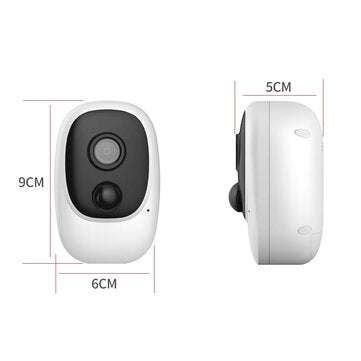 Outdoor 1080P HD Night Vision Wireless Wifi Network Camera Solar Battery H.264 Camera Mobile Phone R