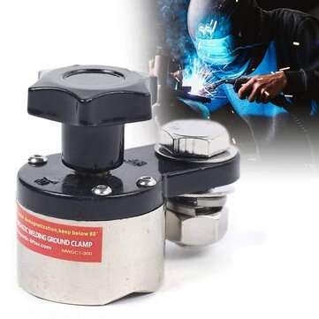 LISHUAI MWGC1-200/300 Magnetic Welding Ground Clamp 200A/300A Medium Size Weld... (MODEL: MWGC1-300)