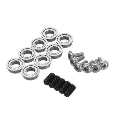 Mini T100 9V Aluminum Alloy Silver Smart Crawler Chassis Car Kit 5KG Max Load with Motors
