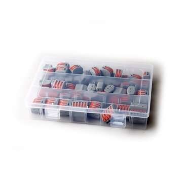 HORD 60Pcs 2/3/5 Holes Fast Terminal Block Wire Connector with Plastic Box