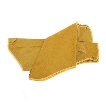 Long Split Cowhide Leather Welding Sleeves Mig Tig Arc Protective Heat Safety Arm