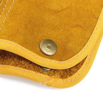 Long Split Cowhide Leather Welding Sleeves Mig Tig Arc Protective Heat Safety Arm