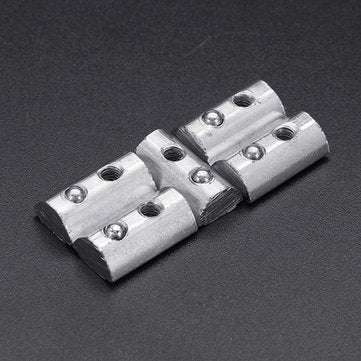 Machifit 10pcs 30M4 Spring Nut for 2020 Aluminum Profile Round Roll T Slot Elastic Nut
