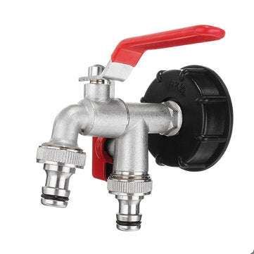 IBC Tap Tote Tank Ton Barrel Adapter Faucet Garden Supplies Tank Hose Connector