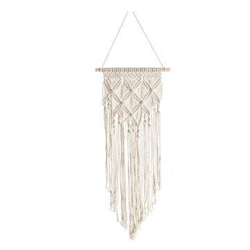 Knitting Decor Macrame Wall Hanging Woven Wall Art Tapestry Boho Home